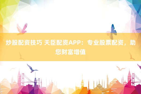 炒股配资技巧 天臣配资APP：专业股票配资，助您财富增值